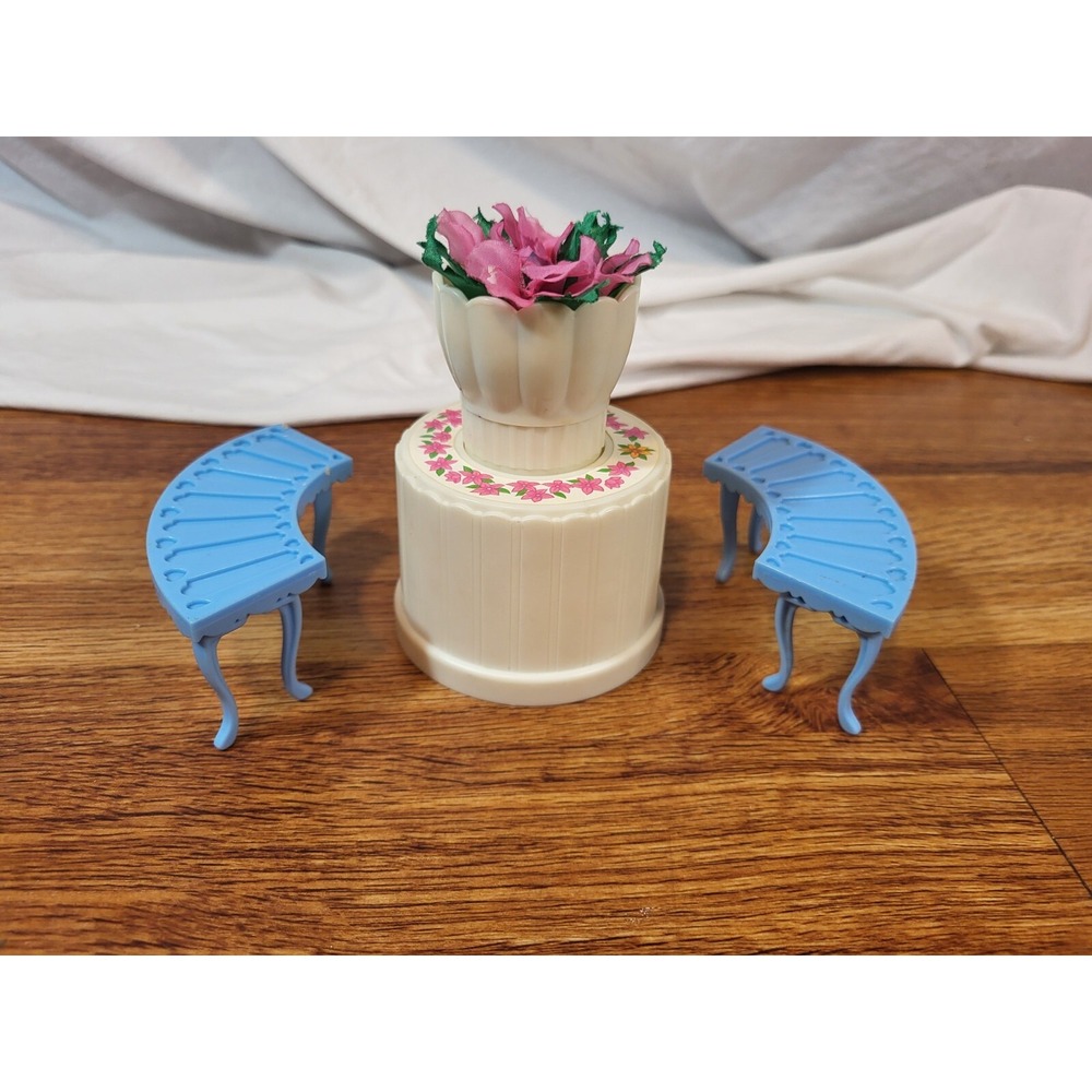 Coleco Princess Magic Touch Flower‎ Fountain 1987 Collectible Toy Display